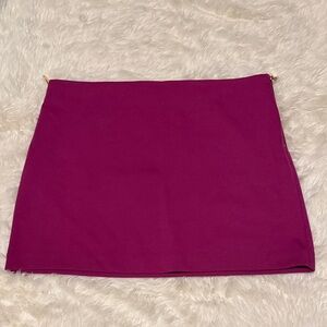 Elegant Fuchsia Women's Skirt